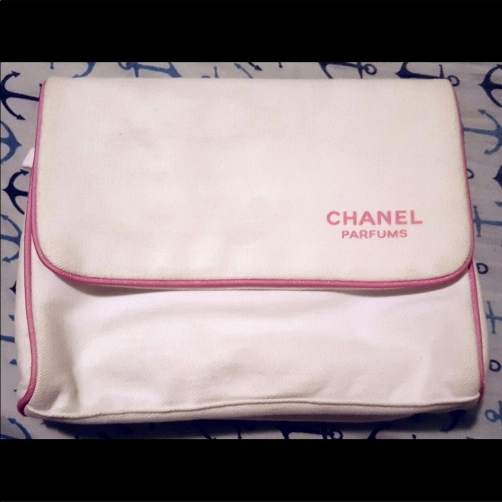 Chanel makeup bag